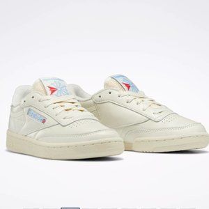 Reebok Women's Cream Club C 85 Vintage Sneakers (Size 7 US)